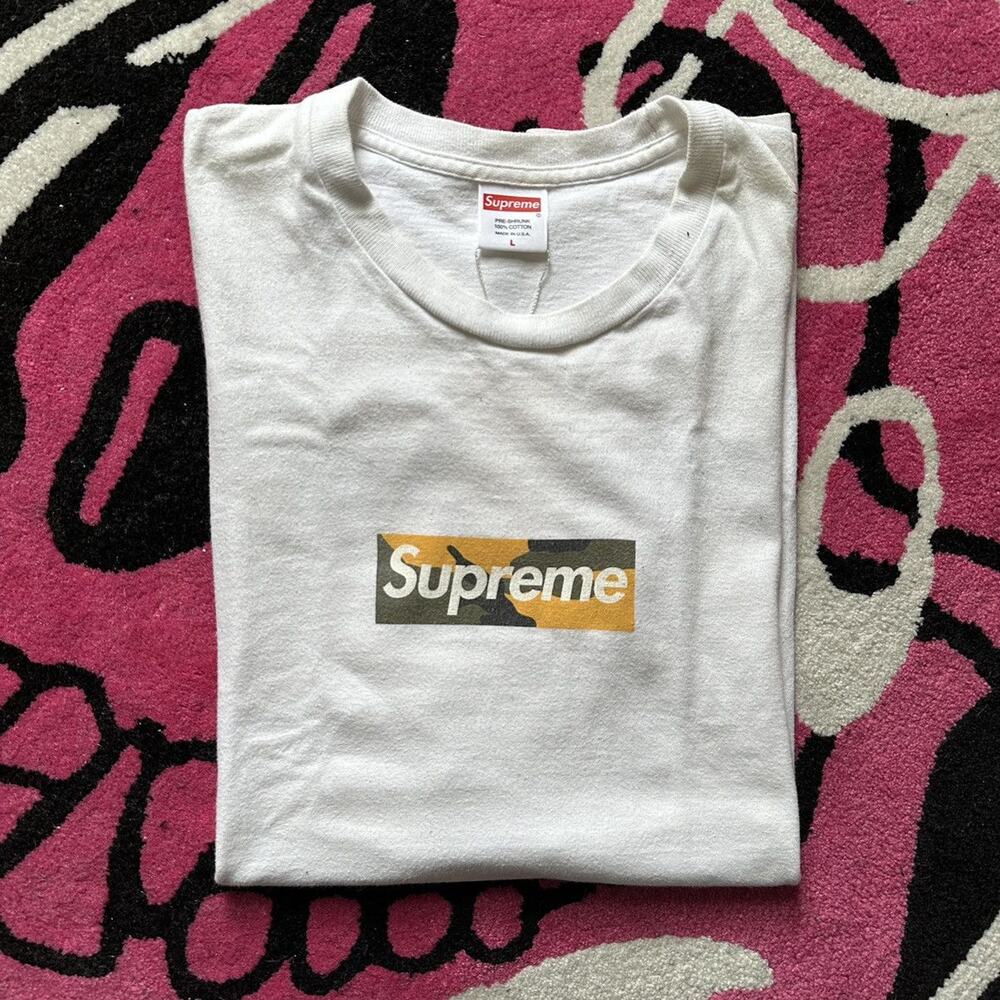 Supreme Brooklyn Box Logo T-Shirt - Size Large - Lightly Used